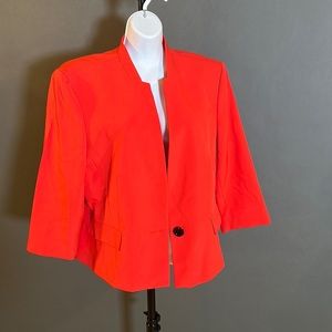 Orange blazer